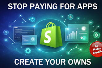 develop a custom shopify app to automate and scale your store