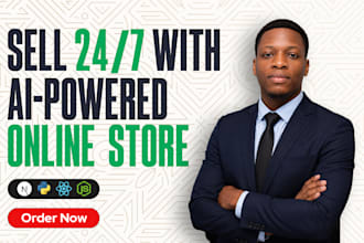 create an ai ecommerce website that converts visitors