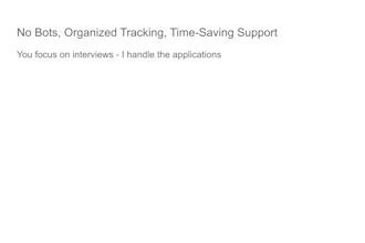 apply to jobs for you manually