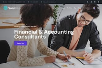 design squarespace finance consultant accounting tax bookkeeping website