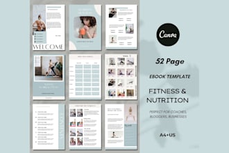 do your editable canva health fitness ebook self care planner mindfulness ebook