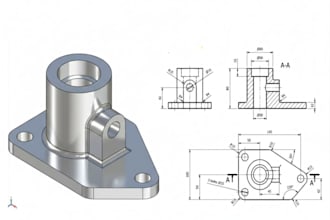 design 3d cad ready for printing and manufacturing