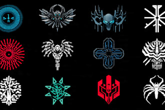 design typeface or typography cyberpunk, futuristic logo