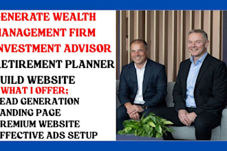 generate wealth management firm investment advisors retirement planner leads