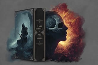 design horror book cover, sci fic cover and ebook cover
