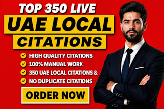 build high quality uae local citations and directories
