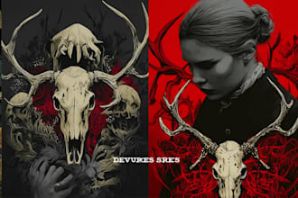 draw dark art illustration