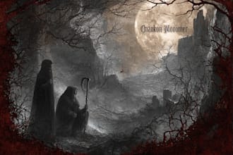 draw fantasy or dark creepy horror art illustration