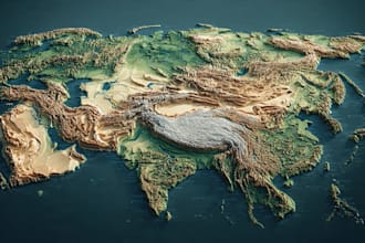 draw vector map in illustrator