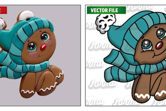 professionally vectorize your image or logo in ai or eps