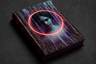 design a premium horror book cover