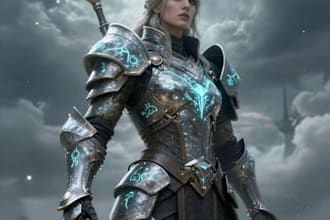character, dnd character, sci fi, fantasy, fanart