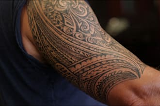 design a custom tribal tattoo and ornamental prints