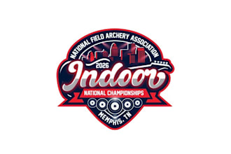 design national indoor archery championship logo
