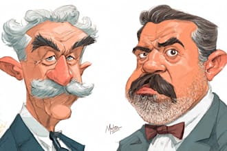 draw a caricature, cartoon caricatures