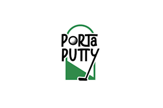 design bring fun playful mobile miniature golf logo