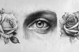 draw a realistic realism tattoo design for you