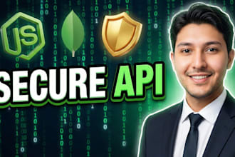 develop a secure restful API using nodejs, express and mongodb