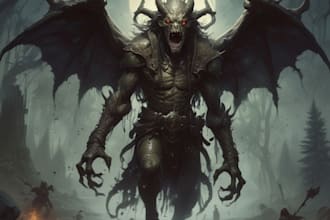 fantasy horror and fantasy horror character