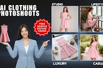 create realistic ai model photoshoots for clothing brands