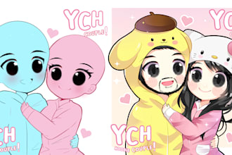 draw ych custom chibi avatar