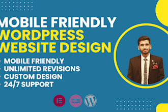 build mobile responsive wordpress website design