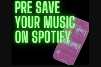 create campaign for unrelease spotify song to get pre save