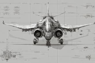 cerate concept art and spaceship design