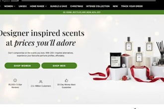 design wix perfume brand website fragrance website cosmetic luxury website