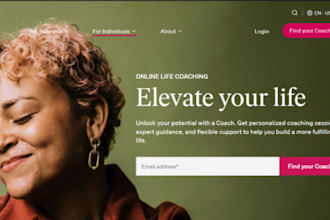 design wix coaching website life coach coaching services career coach website