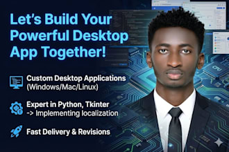 build a professional cross platform desktop app