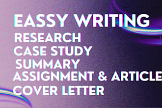 do perfect eassy writing as an essay writer, case study, research summary,