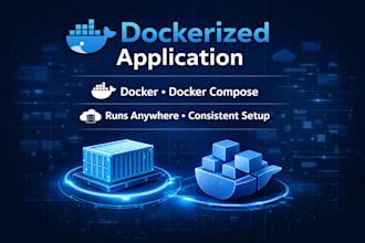 dockerize your application for a production ready setup