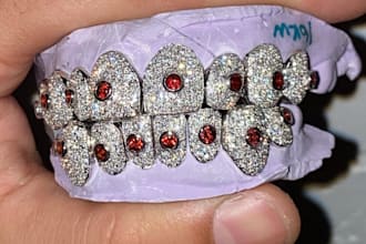 design custom 3d jewelry and grillz cad for printing