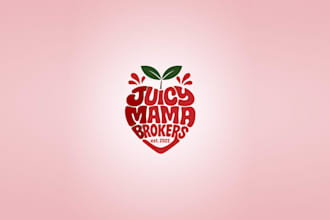 design unique juicy mama brokers logo