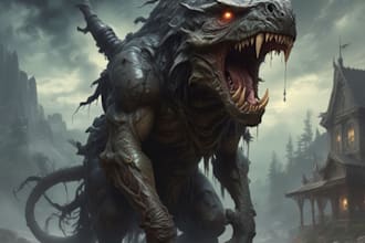 fantasy horror and fantasy horror character