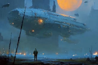 make epic scifi landscapes and planets