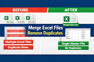merge multiple excel files and remove duplicates