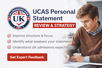 review your ucas personal statement and explain how to improve it