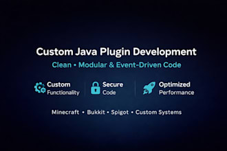 code custom minecraft java plugins for your server