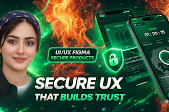 design UX UI for encrypted, secure privacy first platforms