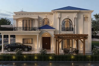 design 3d house models with realistic rendering
