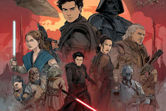 draw you as an amazing star wars character