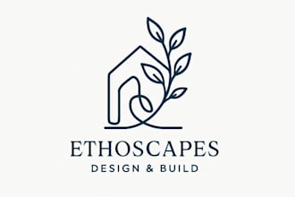design luxury landscape build logo