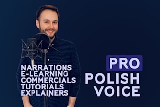 do voice over for you IVR male voicemail