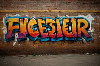 create custom graffiti art designs murals and wall arts