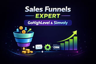 build sales funnel with gohighlevel and simvoly