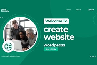 je créerai un site web wordpress  pour votre entreprise