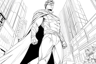 draw or design stunning superhero comic art, comic book pages, and illustrations