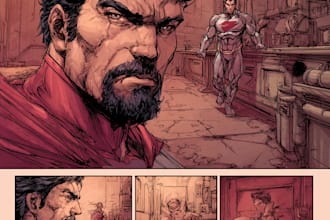 comic book illustration comic illustration supehero comic comic book